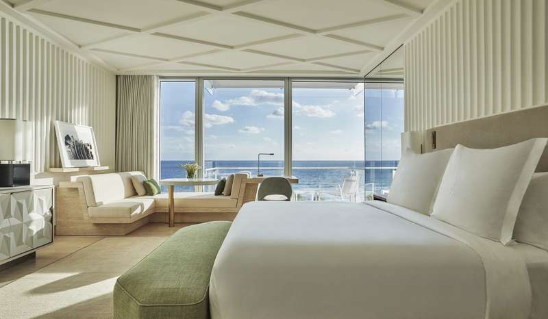 Four Seasons Hotel Miami værelse med havudsigt