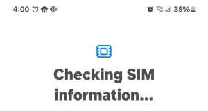 Maya eSIM installation checking SIM information on Android phone Samsung Galaxy Screenshot