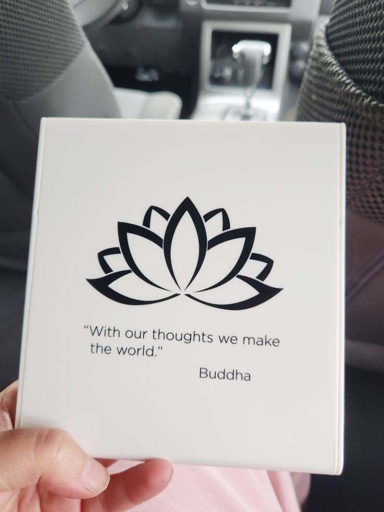 Mindfulness Edition Buddha Board Mini dans la voiture