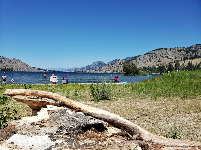 The beach at OK Falls BC