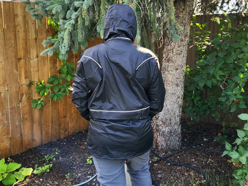 Review of the Graphene X nomade jacket back view