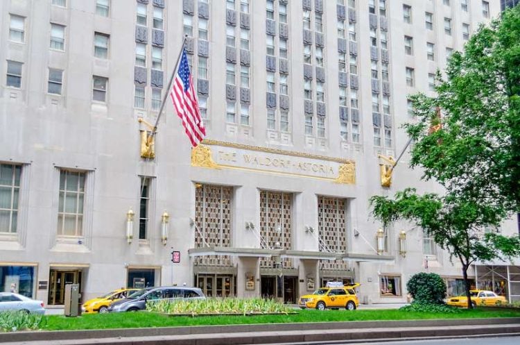 The Waldorf-Astoria Hotel New York City DP | The Barefoot Nomad