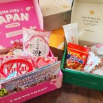 The best Japanese snack subscription boxes showing Tokyo Treat and Sakuraco boxes