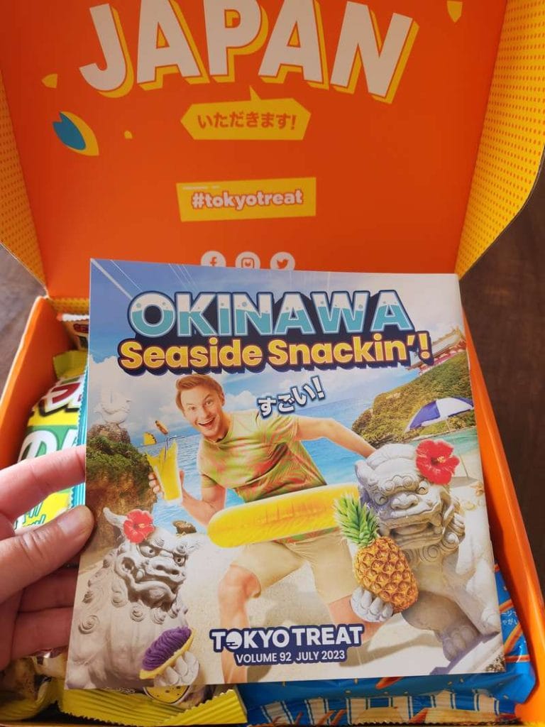 TokyoTreat booklet Okinawa seaside snacks