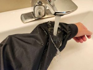 is the Graphene X nomade jacket really waterproof testing