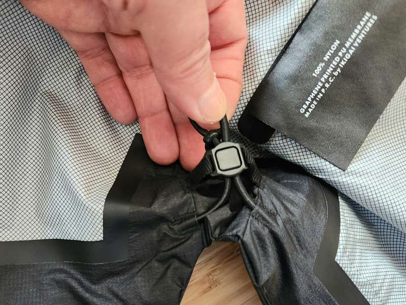 Graphene X nomade jacket interior adjustable hem adjuster