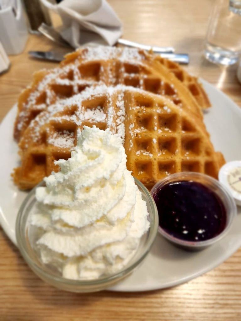 All you can eat waffles at The Jammery Kelowna