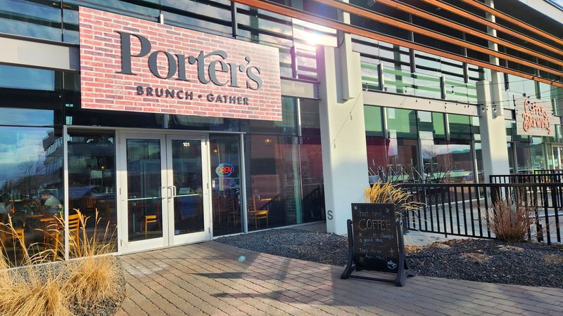 Entrance to Porters restaurant Kelowna British Columbia