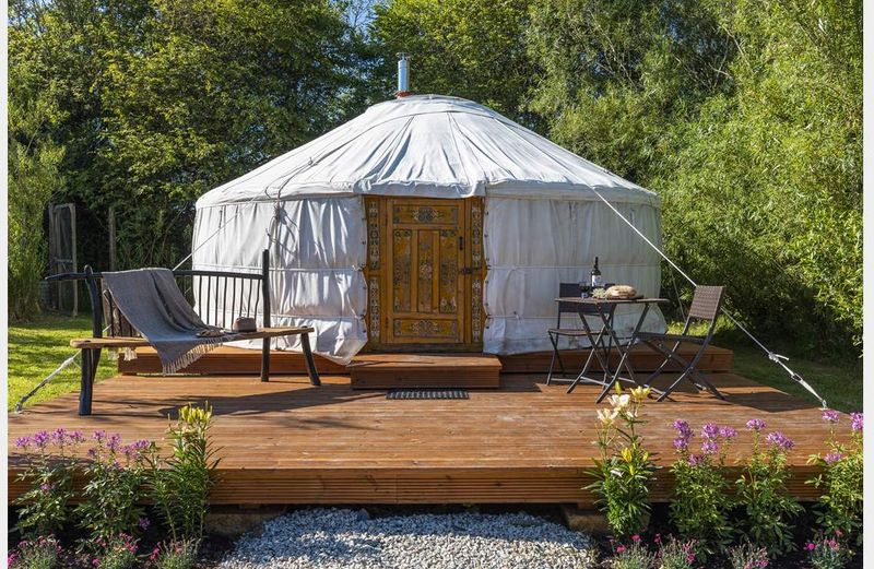 Whistlers Yurt in the UK glamping
