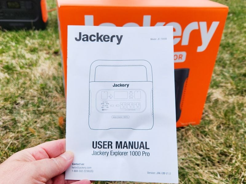 Jackery Explorer 1000 Pro user manual