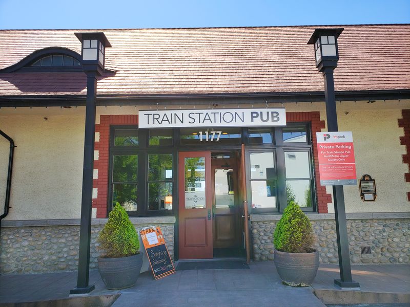 The Train Station Pub entrance