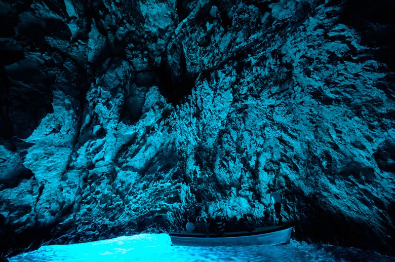 Excursión de un día a las cuevas azules de la isla Biševo desde Split Croacia