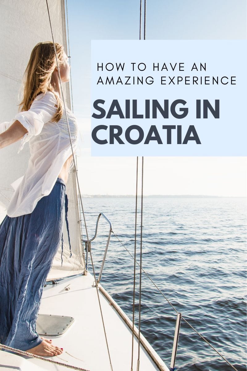 Mujer en velero Cómo tener una experiencia de navegación increíble en Croacia