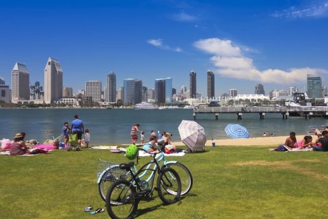 Things to do in San Diego with Kids A San Diego Bay and Downtown View from SDG&E Park