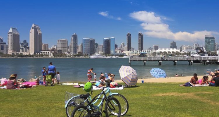 Things to do in San Diego with Kids A San Diego Bay and Downtown View from SDG&E Park