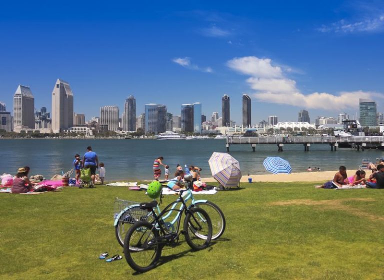 Things to do in San Diego with Kids A San Diego Bay and Downtown View from SDG&E Park