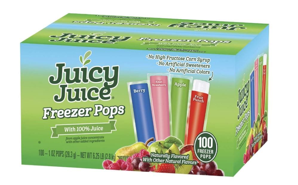 Juicy Juice freezer pops