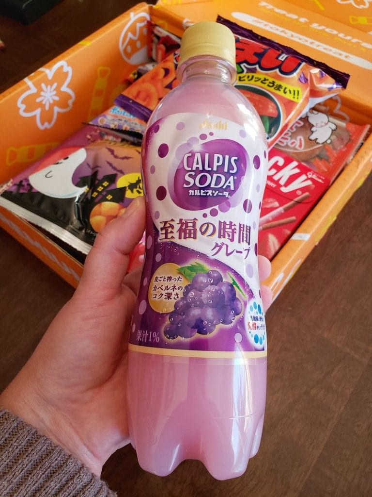 TokyoTreat Review Calpis soda grape