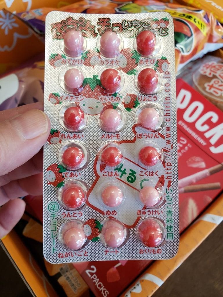 TokyoTreat Review milk strawberry choco balls