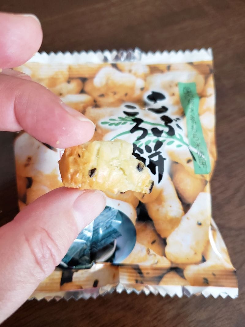 Kobukoro mochi snack from Japanese subscription box