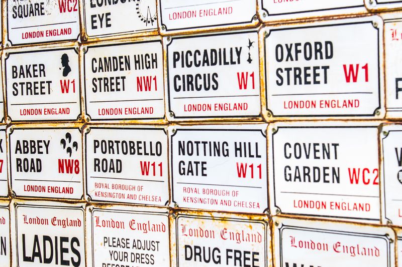 London Street Signs