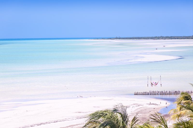 Overlooking Isla de la Pasión near Playa Holbox Yucatan