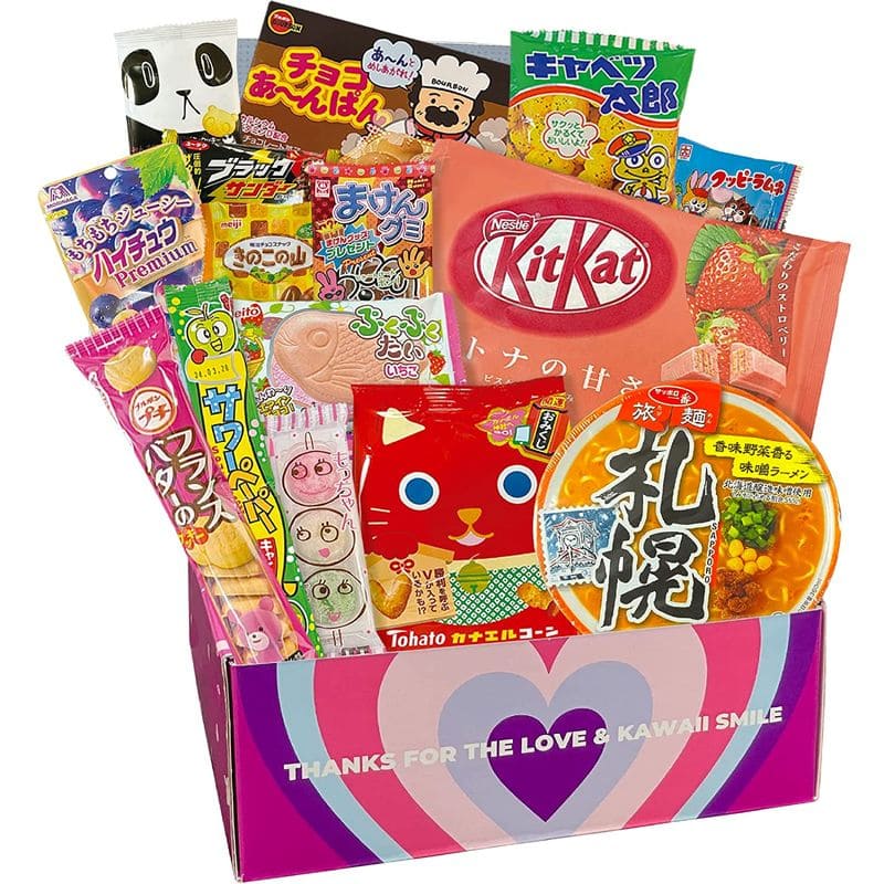 Kawaii Sweat Japanese Snack box on Amazon