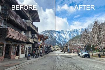 Luminar Neo for Beginners Before and After editing photo