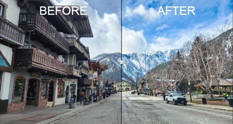 Luminar Neo for Beginners Before and After editing photo