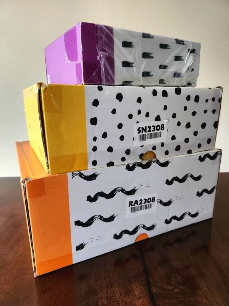 ZenPop boxes - ramen and snack box and stationary box