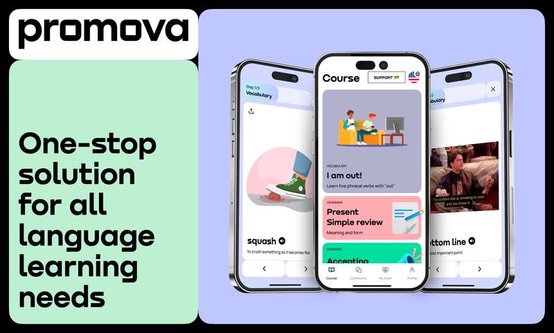 Language learning with Promova