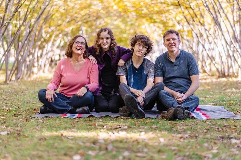 family photo taken by personal vacation photographer