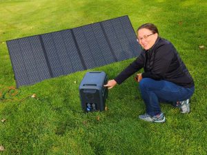 350W solar panels for camping and emergency prep.