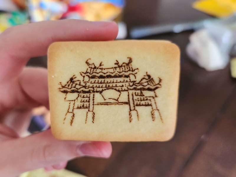 Yokahama butter sandwich cookie in Bokksu Japanese subscription box