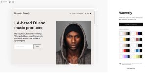 Squarespace Waverly template screencapture
