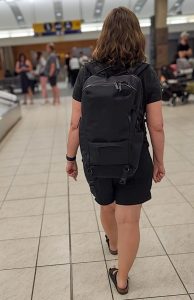 ALPAKA Elements Backpack in the airport