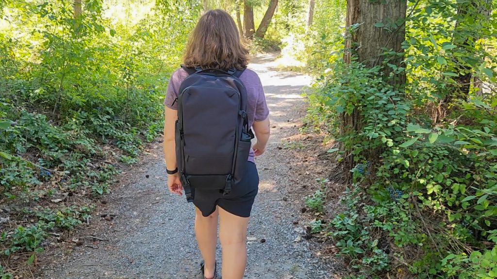 We Took These ALPAKA Bags Through Airports, Trails & Chaos: Here’s the Truth ALPAKA Elements Backpack in the park