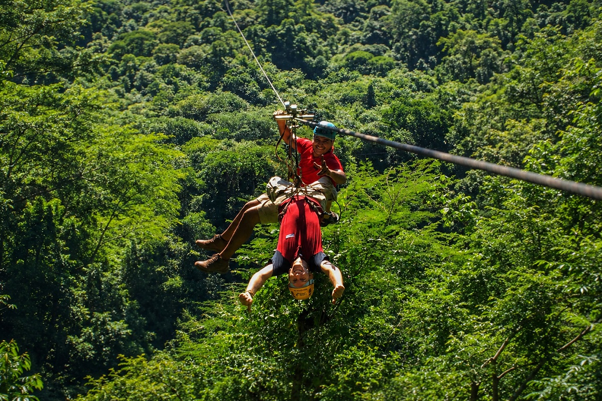 Marival Ziplining Fun for WorldTrips Atlas Nomad Insurance