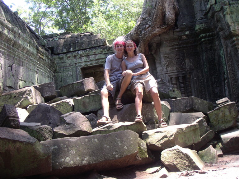 micki and charles in siem riep cambodia